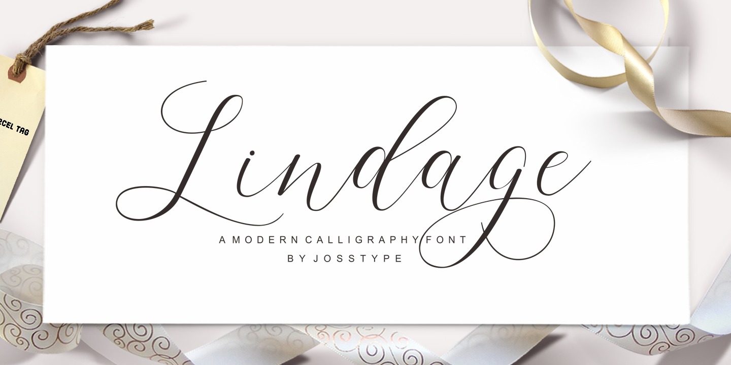 Шрифт Lindage Script